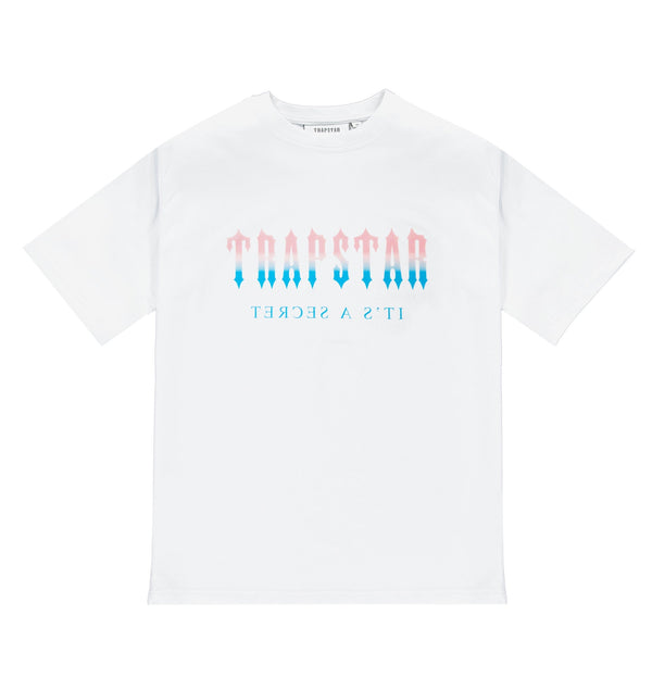 Decoded Tee - White/Pink/Blue