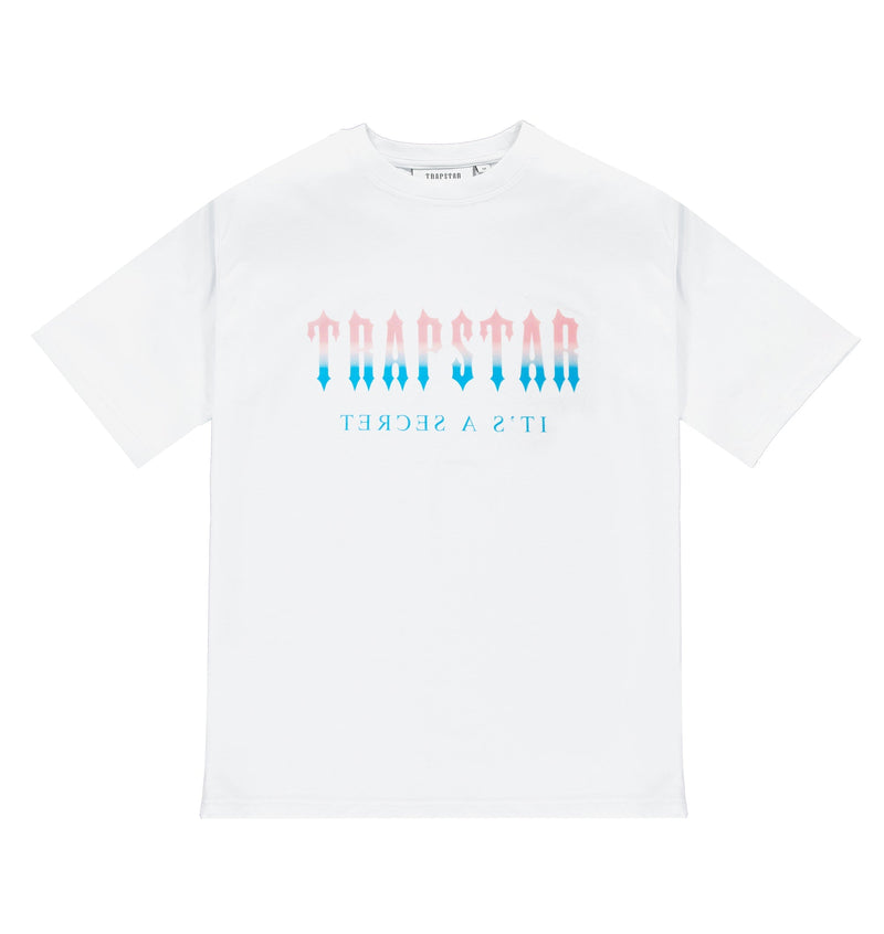 Decoded Tee - White/Pink/Blue