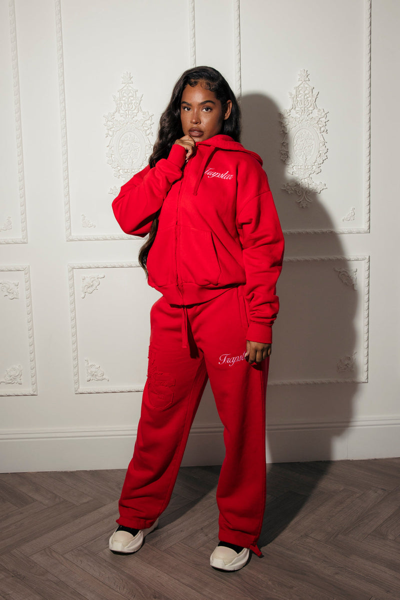 Women’s TS-Star Zip Up Track Top - Red