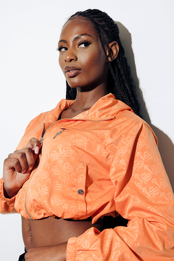 Women’s Monogram Windbreaker - Orange