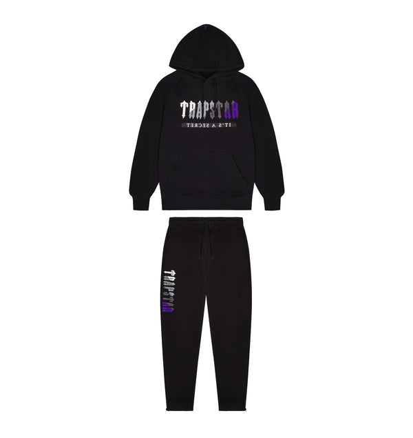 Chenille Decoded 2.0 Hooded Tracksuit - Black/Purple