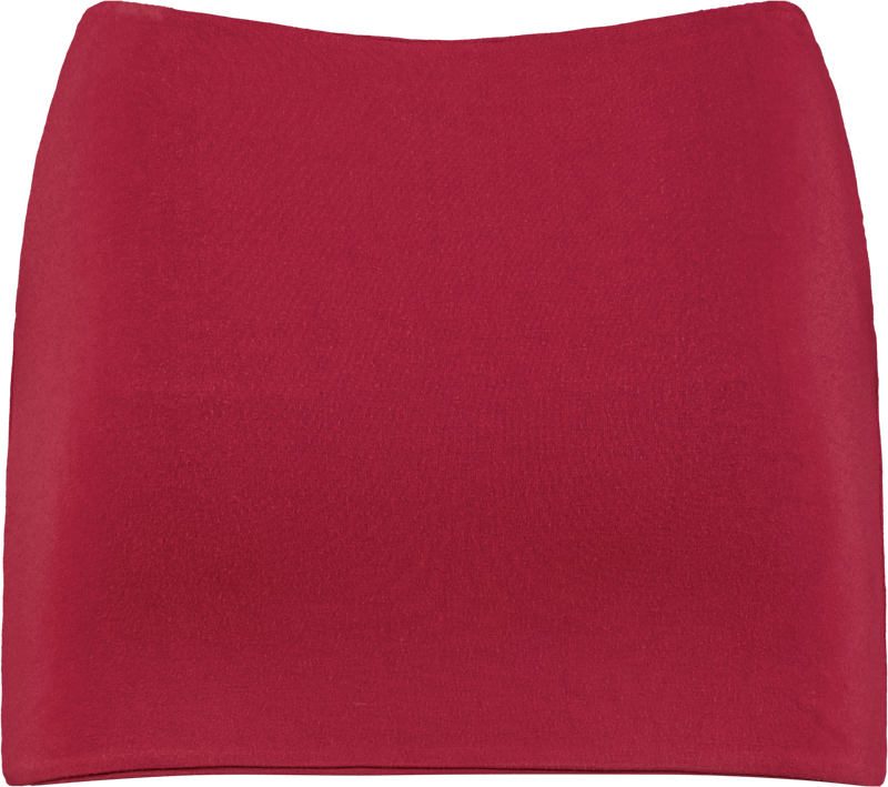 Women's Irongate T Belt Mini Skirt - Red