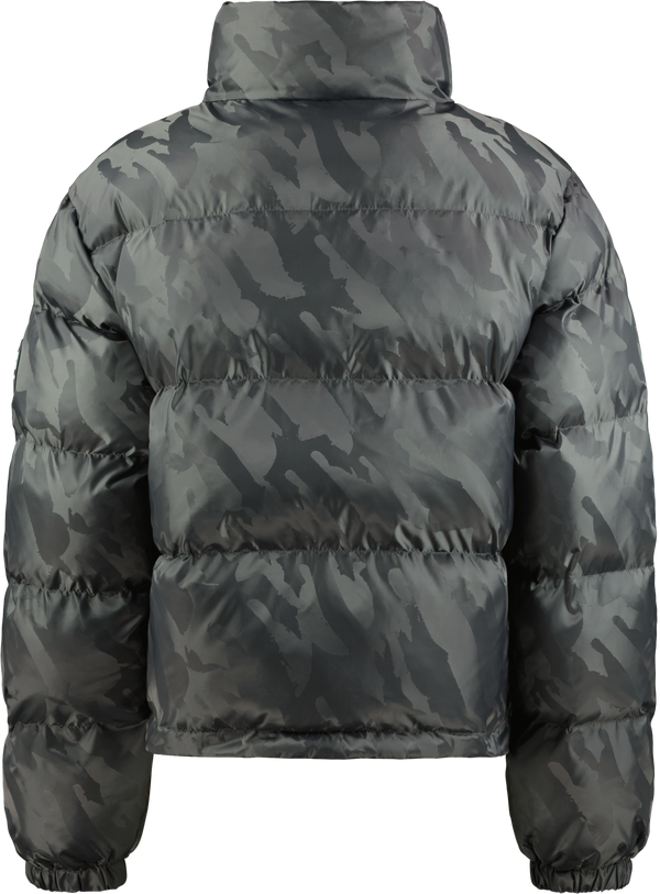 Women's T Jacquard Puffer - Grey