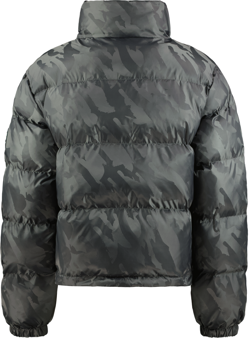 Women's T Jacquard Puffer - Grey