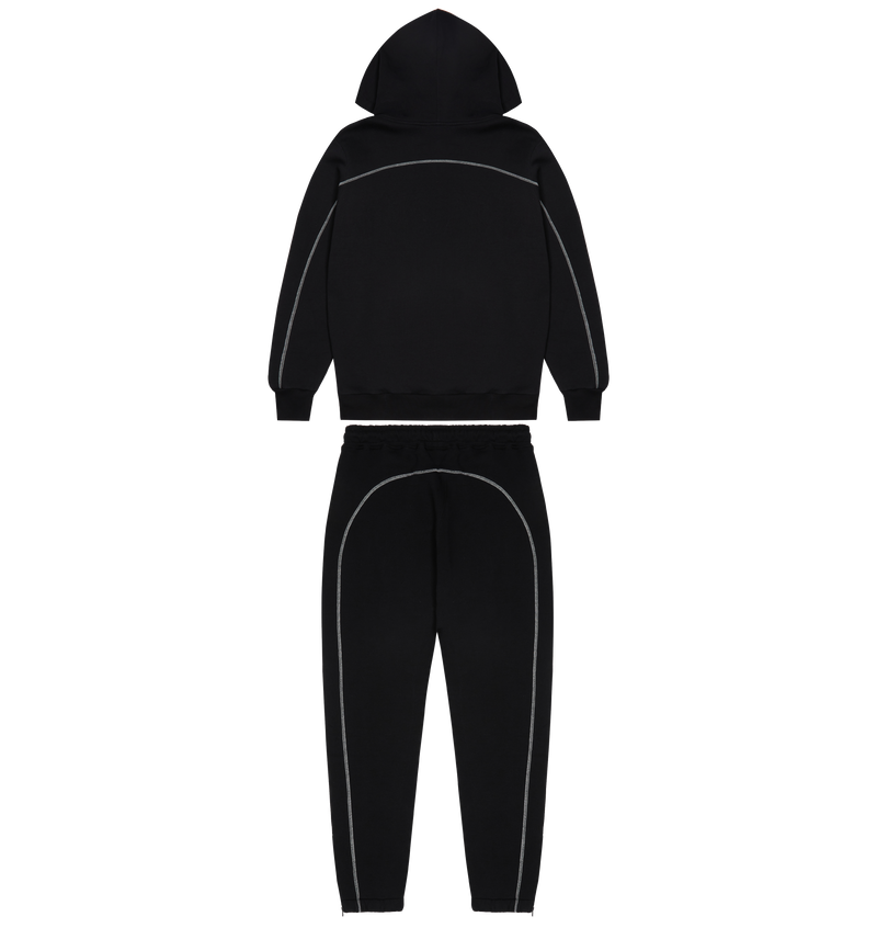 Irongate Chenille Arch Hooded Tracksuit - Black/Blue Camo