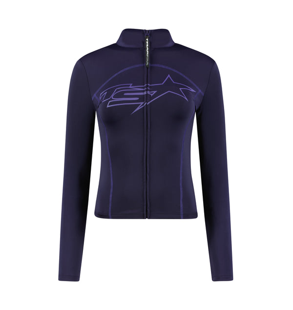 Women's TS-Star Zip Top - Purple