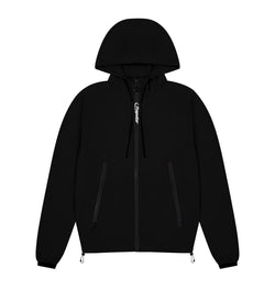 Hyperdrive Embossed Windbreaker - Black