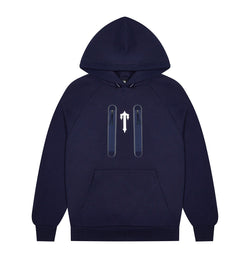 Irongate T Trap Fleece Hoodie - Navy