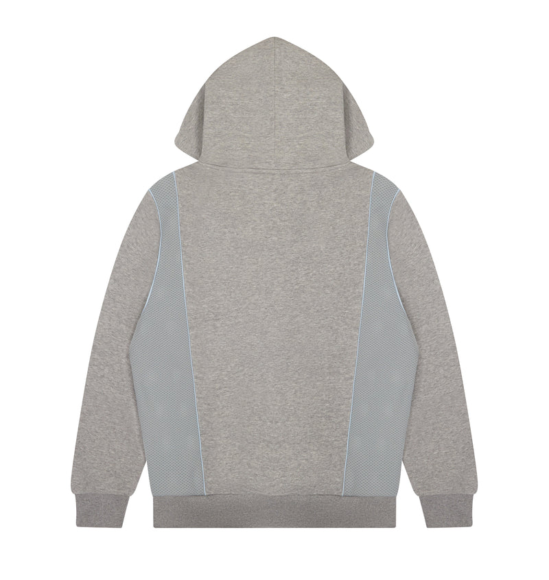 Shooters Technical Hoodie Tracksuit - Grey/Blue