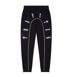 Irongate Shell Track Bottoms 2.0 - Black/Cashmere Blue