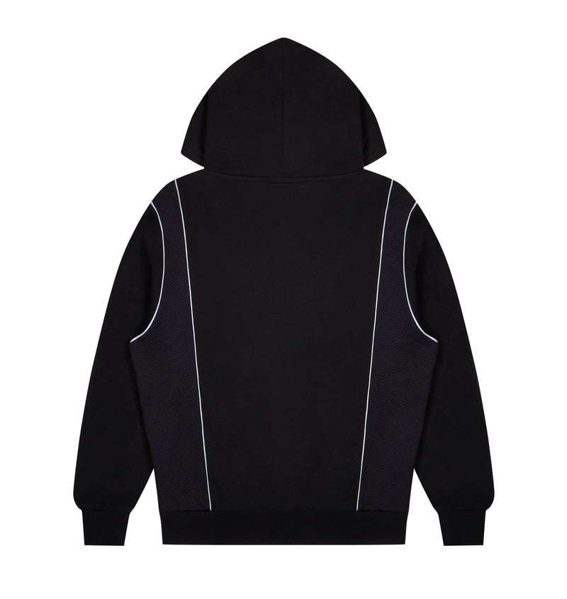 Shooters Technical Hoodie Tracksuit - Black/Blue