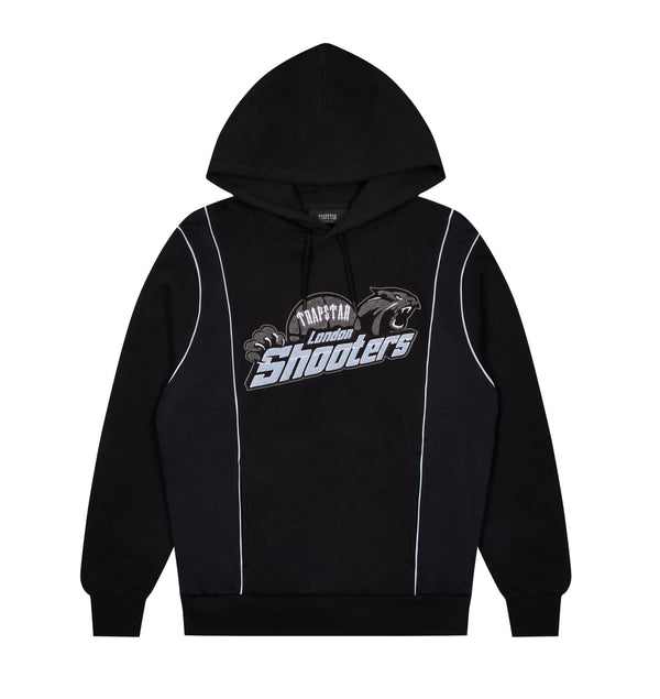 Shooters Technical Hoodie Tracksuit - Black/Blue