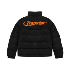 Trapstar Bomber Jacket Black/Orange Hyperdrive