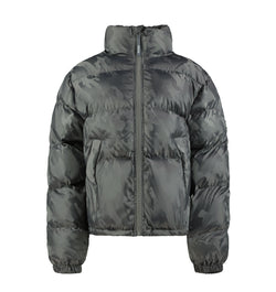 Women's T Jacquard Puffer - Grey