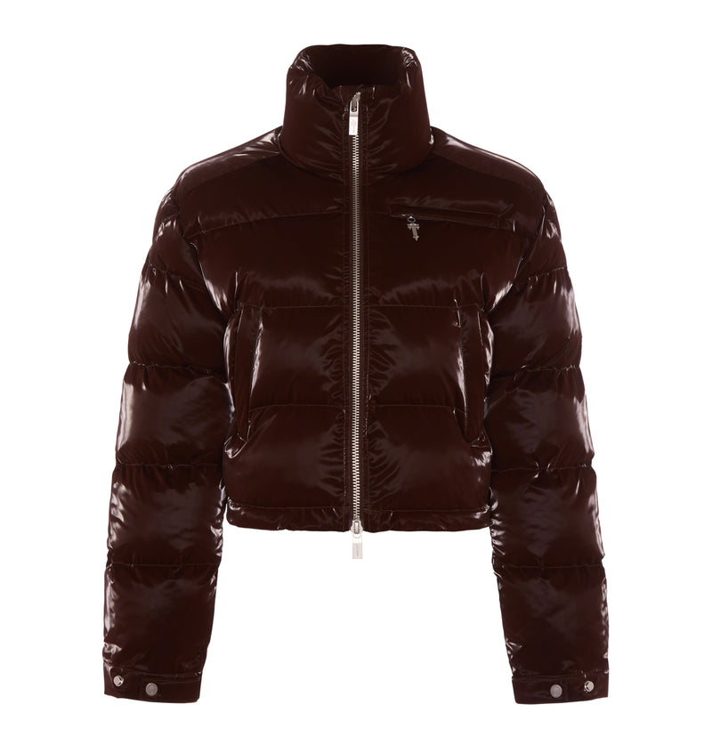 Womens Irongate T Puffer - Shiny Brown