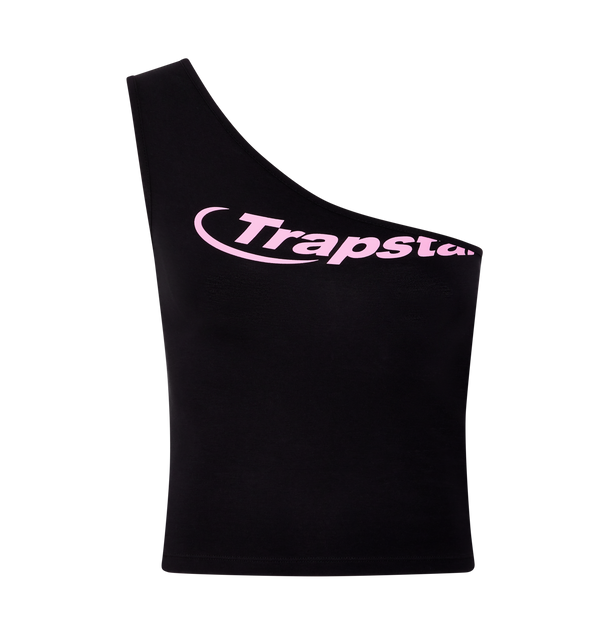 Women’s Hyperdrive One Shoulder Vest - Black/Pink