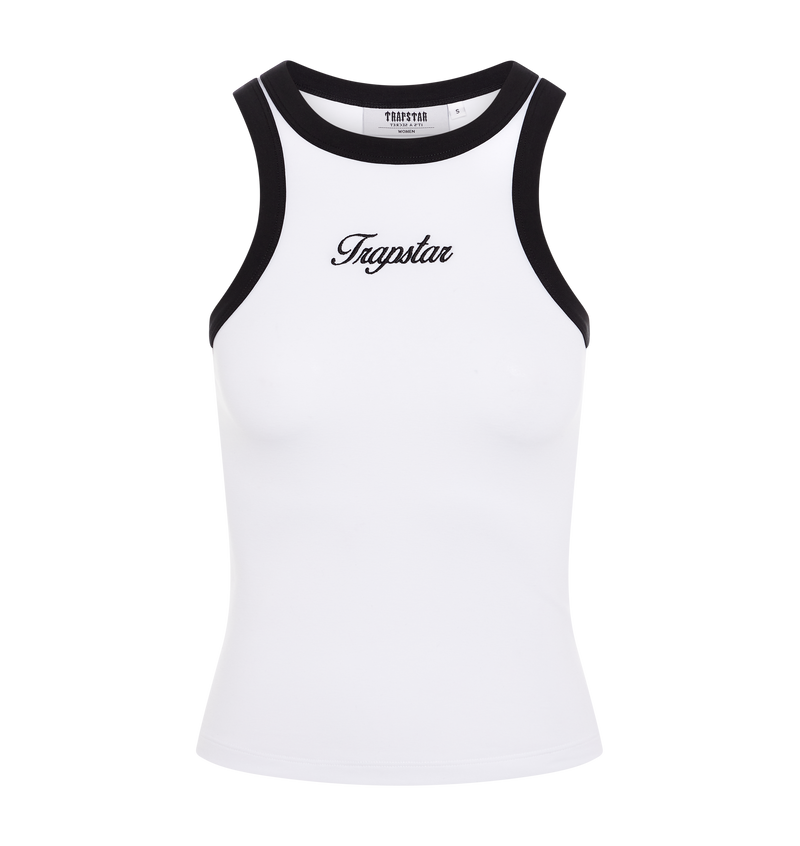 Women's Trapstar Racer Vest - White/Black