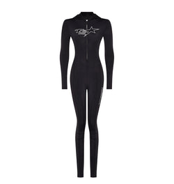 Women’s TS Star Bodysuit - Black/White