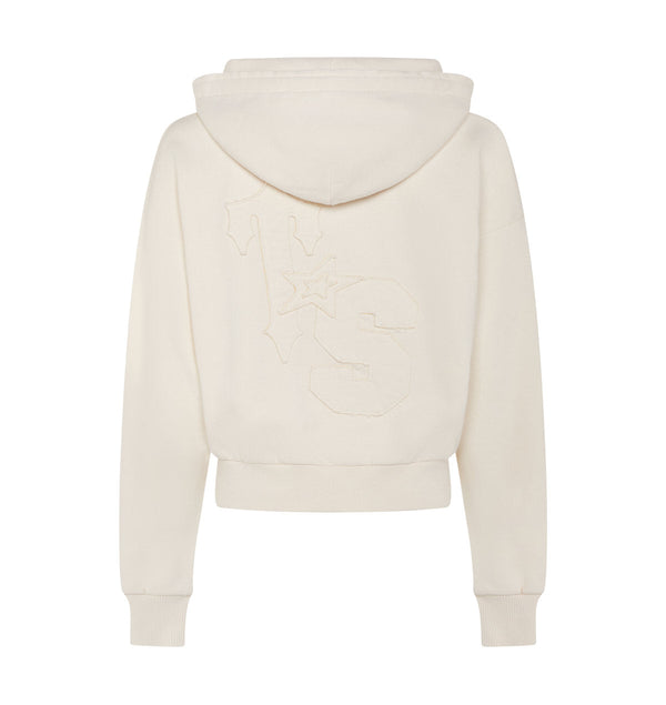 Women’s TS-Star Zip Up Track Top - Off White