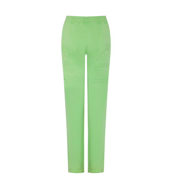 Women's Irongate Split Leg Jogging Bottoms - Green