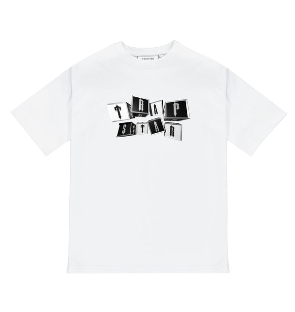 Irongate Blocks Tee - White