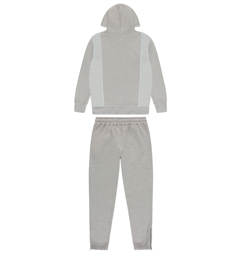 Shooters Technical Hoodie Tracksuit - Grey/Blue