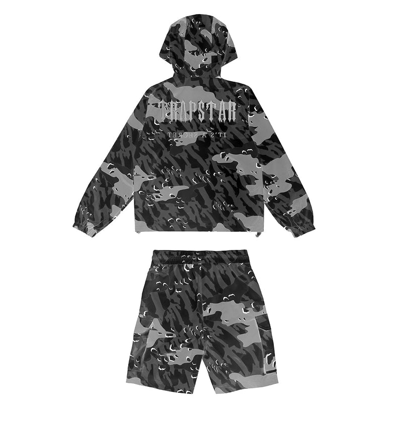 Decoded Camo Windbreaker - Black Camo